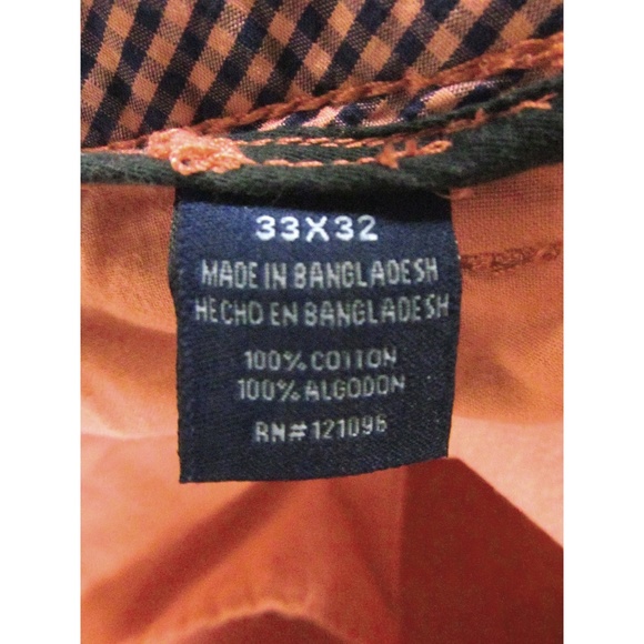 Charleston Threads Men's Pants Size 33/32 Orange - Picture 4 of 6